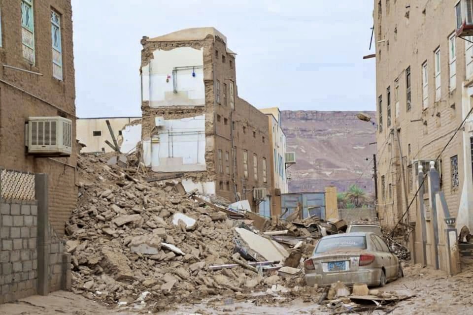 Torrential rains in Sana'a, Yemen