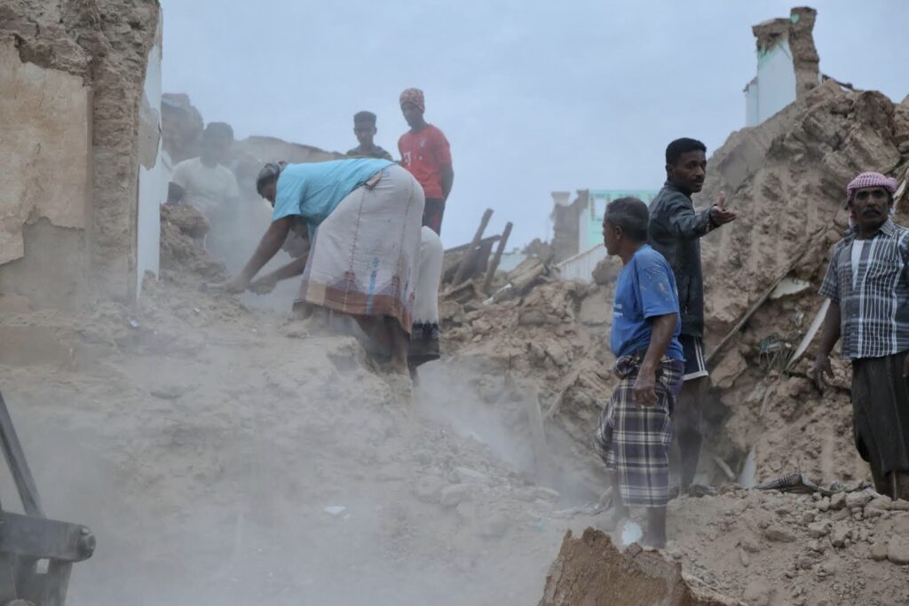 Torrential rains in Sana'a, Yemen