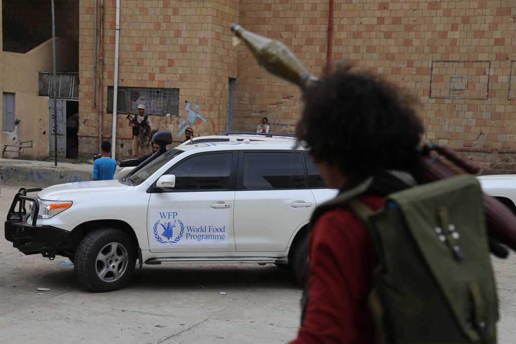 A fighter affiliated with the coalition-backed Al-Osba